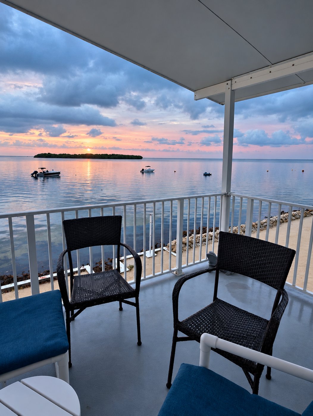 Ocean view from the covered porch